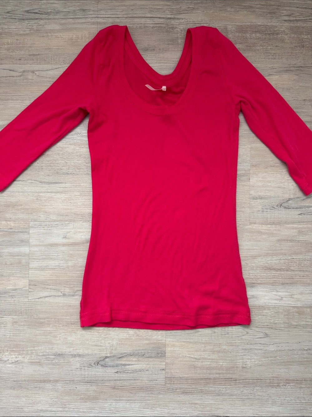 Rue21 Scoop Neck 3/4 Sleeve Sweater Top - Hot Pink